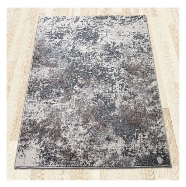 Covor Beenom design abstract gri-alb 1007-122 Selectează mărime: 080 X 150