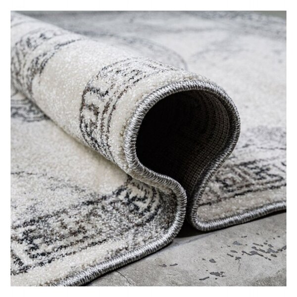 Covor Beenom cu model vintage gri-bej 1014-125 Selectează mărime: 080 X 150