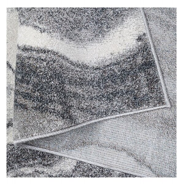 Covor Beenom cu model abstract gri-alb 1015-155 Selectează mărime: 120 X 170