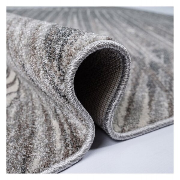 Covor Beenom cu model tropical gri-bej 1017-131 Selectează mărime: 080 X 150