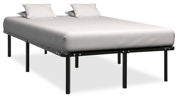 Cadru de pat negru 120 x 200 cm metal