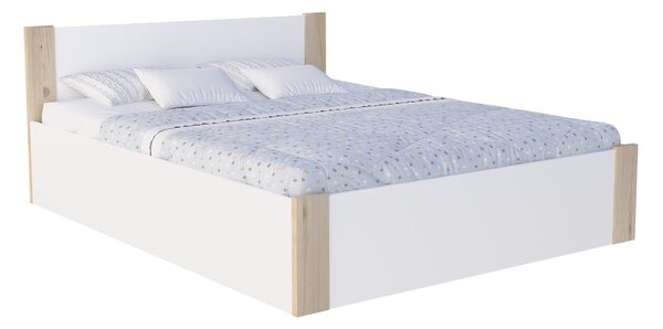 Pat Aurora 155Single, Alb, 120x200, PAL laminat, Somiera patSomiera pat, 12x21x8cm