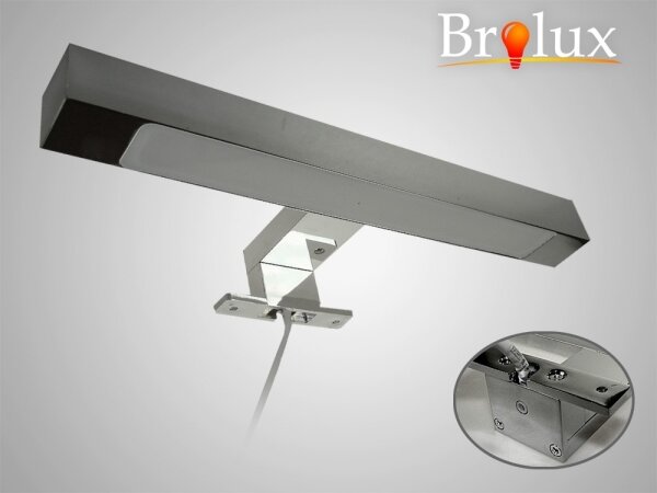 Iluminare LED pentru oglindă de baie ENGIS LED/7,2W/230V 30 cm IP44 crom lucios