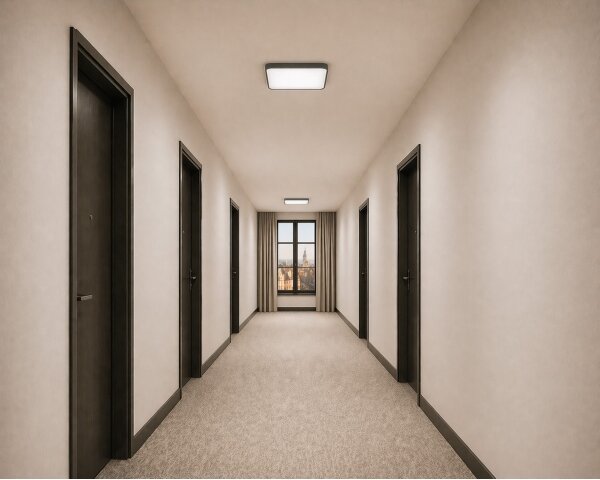 Plafonieră LED cu senzor WILTON LED/24W/230V 4000K 33x33 cm antracit
