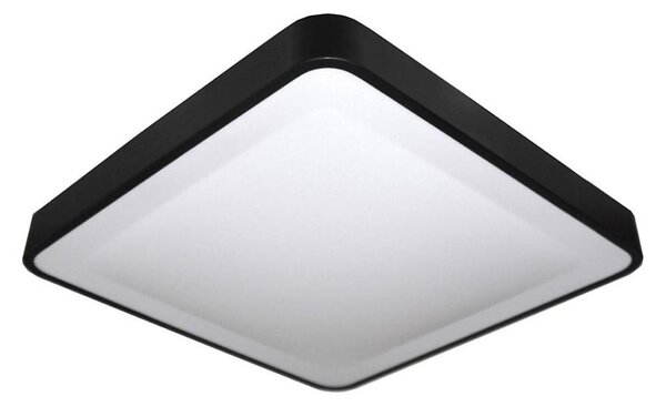 Plafonieră LED cu senzor WILTON LED/24W/230V 4000K 33x33 cm neagră