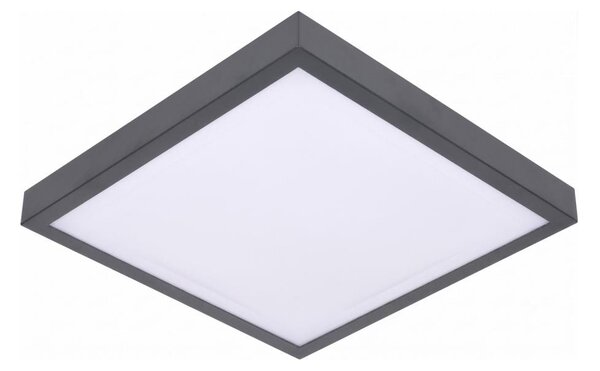 Plafonieră LED VITALI cu senzor, 24W/230V, 4000K, 33x33 cm, antracit