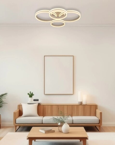 Globo 67260-90SA - Plafonier LED dimabil RUBIO LED/92W/230V 3000K 68x84,5 cm