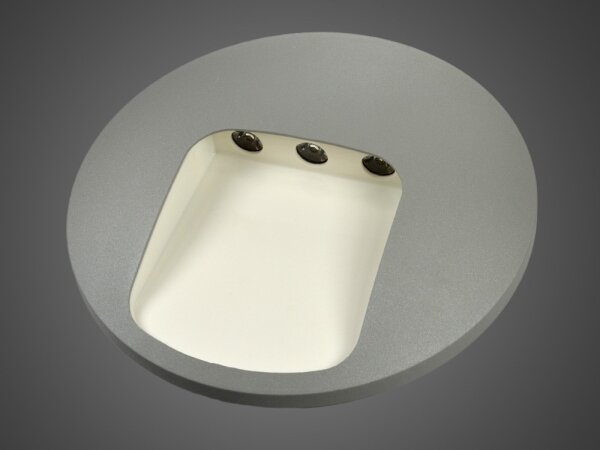Aplică LED de perete pentru exterior DACU, 3W, 230V, IP54, gri
