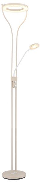 Globo 59038SAD - Lampă de podea LED reglabilă EBRO LED/20W/230V + LED/4W 3000K