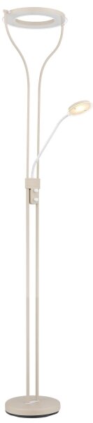 Globo 59038SAD - Lampă de podea LED reglabilă EBRO LED/20W/230V + LED/4W 3000K