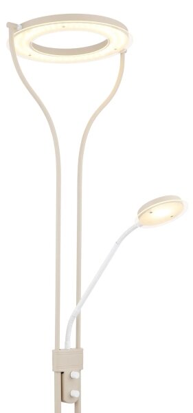 Globo 59038SAD - Lampă de podea LED reglabilă EBRO LED/20W/230V + LED/4W 3000K