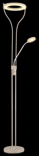 Globo 59038SAD - Lampă de podea LED reglabilă EBRO LED/20W/230V + LED/4W 3000K