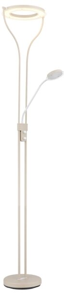 Globo 59038SAD - Lampă de podea LED reglabilă EBRO LED/20W/230V + LED/4W 3000K