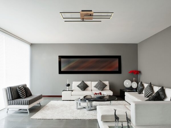 Globo 67276-24 - Plafonieră LED KENDRA LED/24W/230V 3000K 20x80 cm