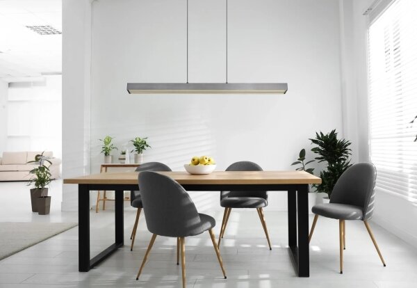 Globo 17016 - Lustra LED dimabilă pe cablu ETHAN LED/39W/230V 2700/4000/6000K gri
