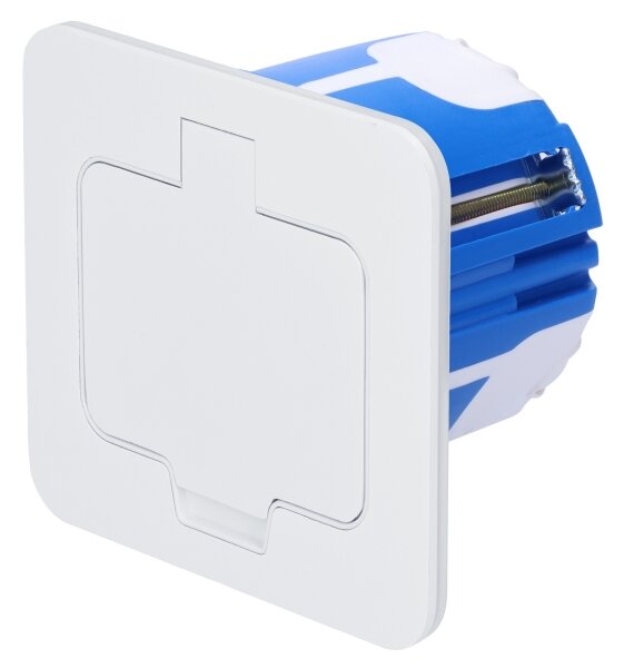 Brilagi - Priză încastrată pentru bucătărie INBOX IP55 albă dreptunghiulară