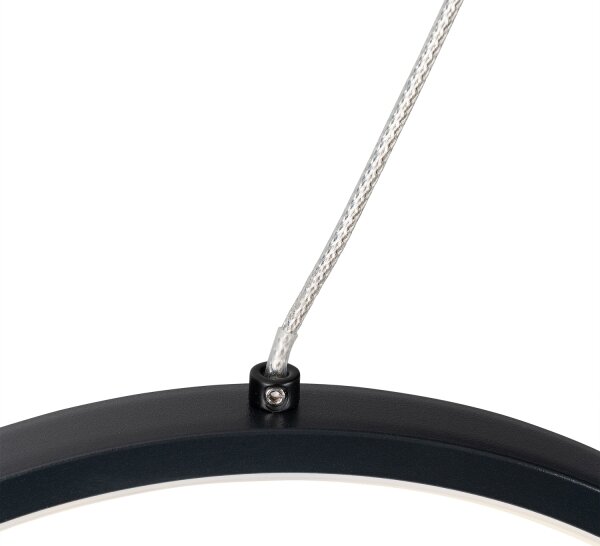BRILAGI - Lustră LED suspendată pe cablu ECHO LED/60W/230V 4000K 100 cm negru