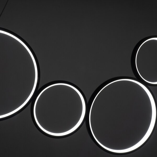 BRILAGI - Lustră LED suspendată pe cablu ECHO LED/60W/230V 4000K 100 cm negru