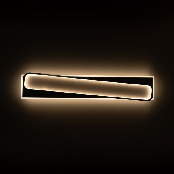 BRILAGI - plafonieră LED dimabilă OUTLINE LED/90W/230V 18x100 cm alb/negru +telecomandă