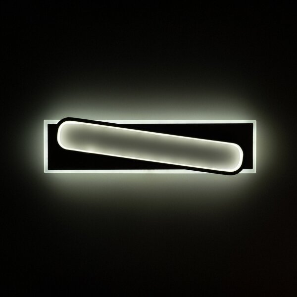 BRILAGI - Plafonieră LED dimabilă OUTLINE LED/52W/230V 15x60 cm alb/negru + telecomandă