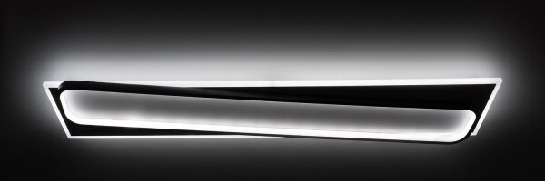 BRILAGI - plafonieră LED dimabilă OUTLINE LED/90W/230V 18x100 cm alb/negru +telecomandă