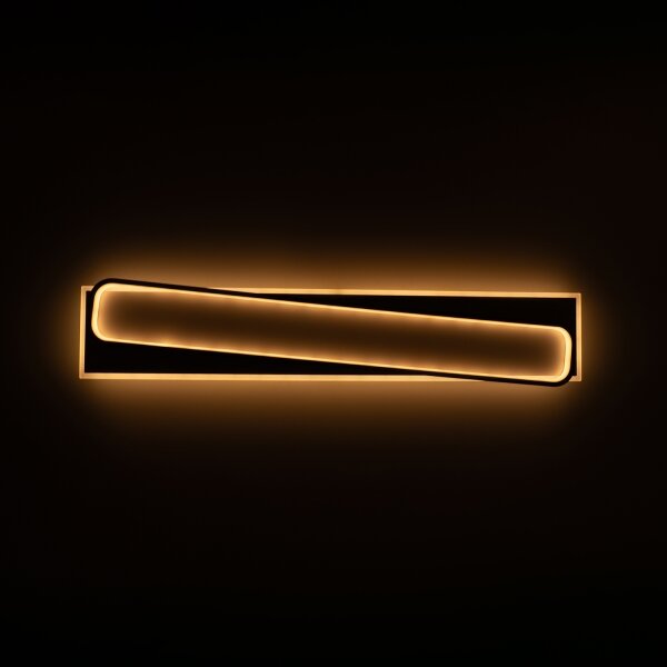 BRILAGI - plafonieră LED dimabilă OUTLINE LED/90W/230V 18x100 cm alb/negru +telecomandă