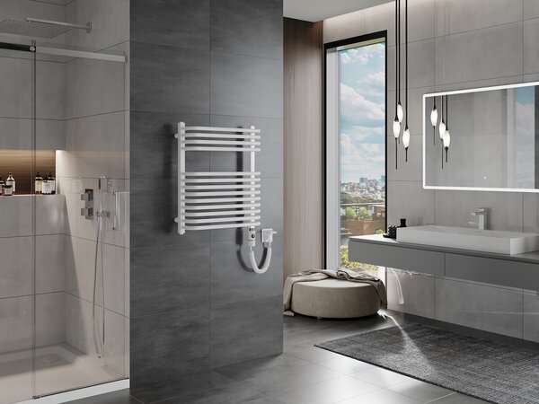 Mexen Apollo, element electric de încălzire 660x550 mm + tijă de încălzire 600 W, alb, W117-0660-550-2600-20