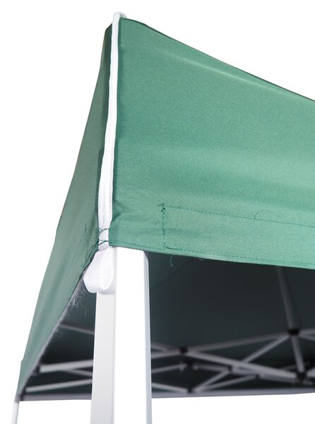 Pavilion de grădină 3x6m - din aluminiu hexagonal, Verde