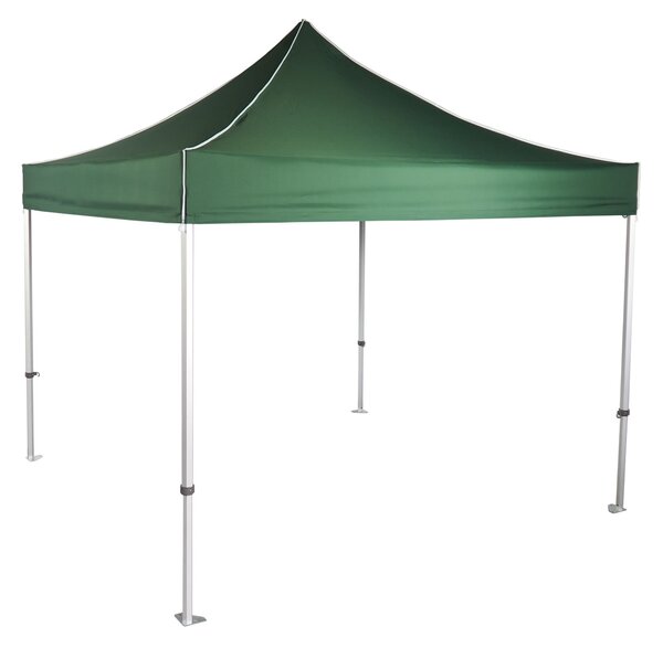 Pavilion de grădină 3x3m - Profesional din aluminiu hexagonal, Roșu