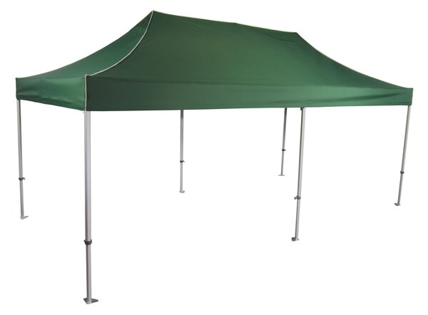 Pavilion de grădină 3x6m - Profesional din aluminiu hexagonal, Albastru