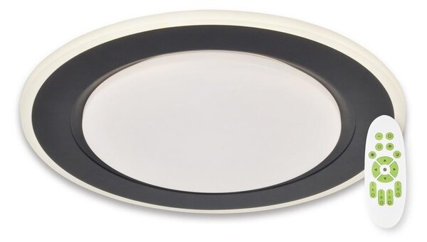 Plafonieră LED dimabilă LED/51W/230V neagră Top Light + telecomandă