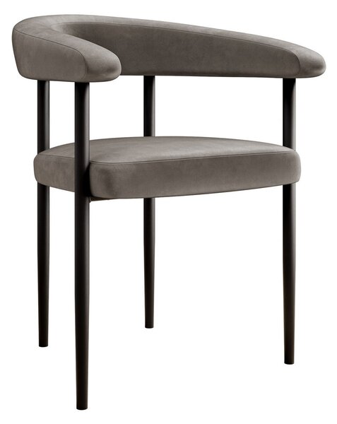 Scaun Jackson 1107x6x6cm, Tapiterie, Metalic, Lemn