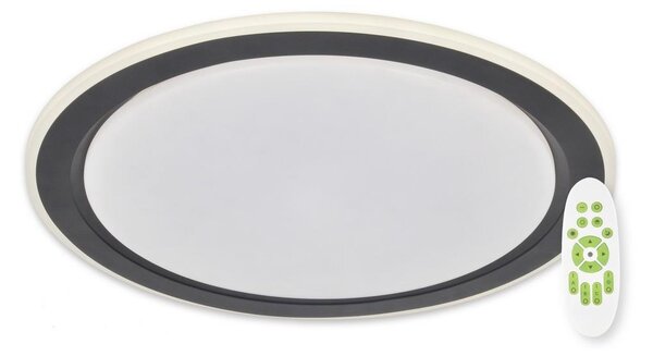 Plafonieră LED dimabilă LED/60W/230V neagră Top Light + telecomandă