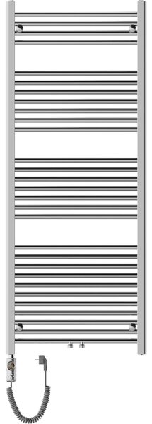 Mexen Mars, element electric de încălzire 1500x600 mm + tijă de încălzire 600 W, crom, W110-1500-600-2600-01
