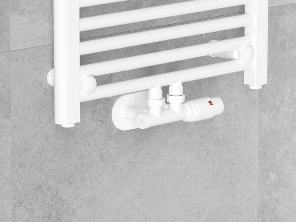 Favi 2 Radiator Mexen Uni-Term supapă de radiator unghiulară, Duplex, DN50, alb - W907 ...