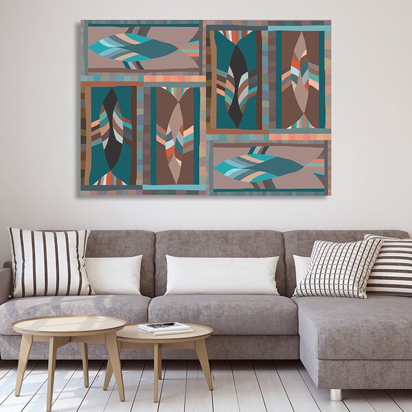 Tablou Decorativ Canvas Design Peste Colorat 50×70 cm