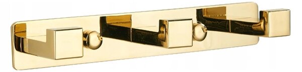 Mexen Accesorii Mexen, suport pentru prosoape cu 3 carlige, auriu, 709263-50