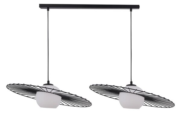 Lustră pe cablu SOL 2xE27/60W/230V neagră