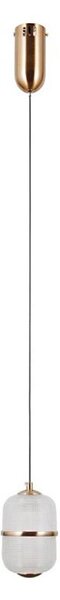 ITALUX PND-34375-1-HBR - Lustră LED suspendată pe cablu ALANI LED/6W/230V 3000K aurie