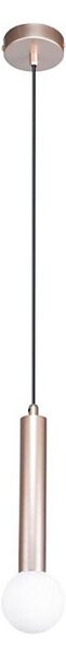 ITALUX PND-33574-1-CF - Lustră suspendată pe cablu FILANO 1xG9/5W/230V aur roz
