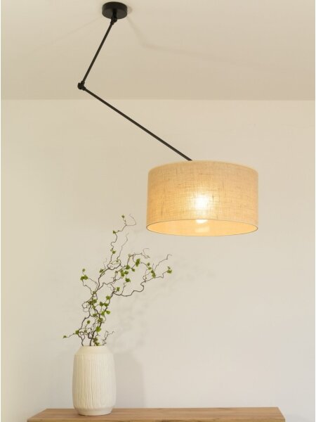 Lustră LED reglabilă pe tijă GORTA, 1xE27/60W/230V, iută