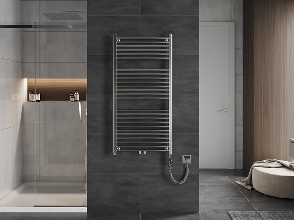 Mexen Mars, element electric de încălzire 1200x600 mm + tijă de încălzire 600 W, crom, W110-1200-600-2600-01