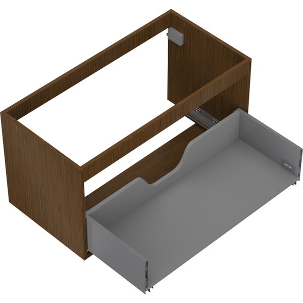Mexen Box-A, dulap suspendat 90 cm, 1 sertar, nuc, 91AX0-0900-470-1-86