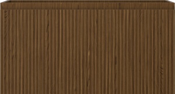 Mexen Rivel, mobilier baie 90 cm, 1 sertar, canelat, nuc, 91A20-09047-1-BF86