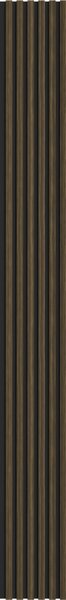 Mexen Lam-B, lamele acustice de perete 275 × 30 cm, placă HDF 4 mm, furnir tehnic, abanos regal, S100-275307-3015-020