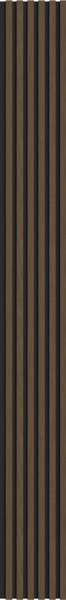 Mexen Lam-B, lamele acustice de perete 275 × 30 cm, placă HDF 4 mm, furnir tehnic, nuc espresso, S100-275307-3015-019