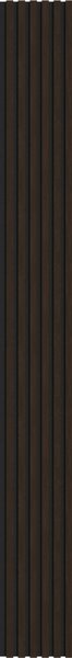 Mexen Lam-F, lamele acustice de perete 275 × 30 cm, suport din fetru 8 mm, furnir tehnic, maro abanos, S105-275307-3015-022