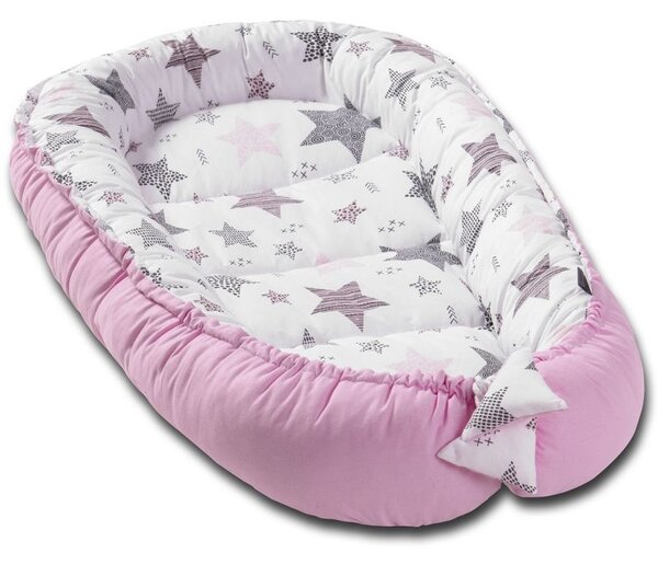 Set 5 piese Bebe Nou-Nascut Kidizi Pink Stars