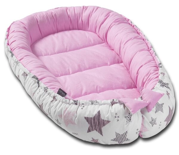 Set 5 piese Bebe Nou-Nascut Kidizi Pink Stars