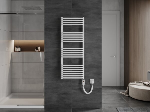 Mexen Apollo, element electric de încălzire 1210x450 mm + tijă de încălzire 600 W, alb, W117-1210-450-2600-20